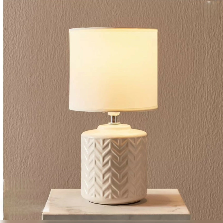 Skylar Ceramic Lamp Set of 2 – Modern Table Lamps for Home Décor