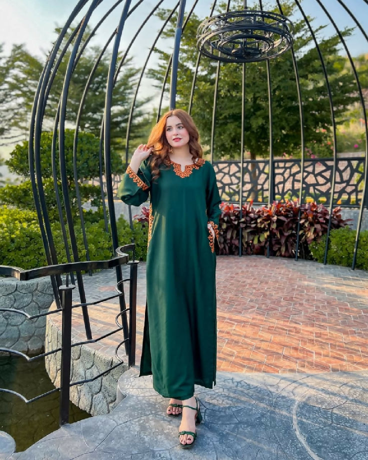 AFREEN EMBROIDERED STITCHED 2PC