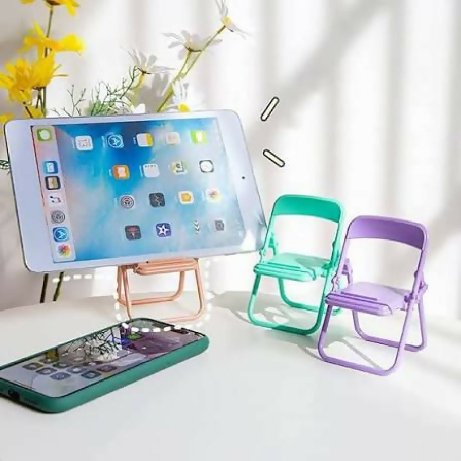 *Chair Shape Mobile Stand