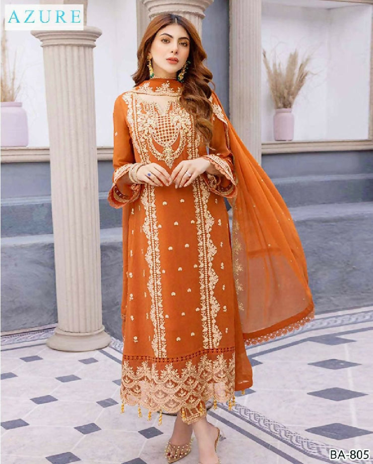 Dhanak Embroided suit