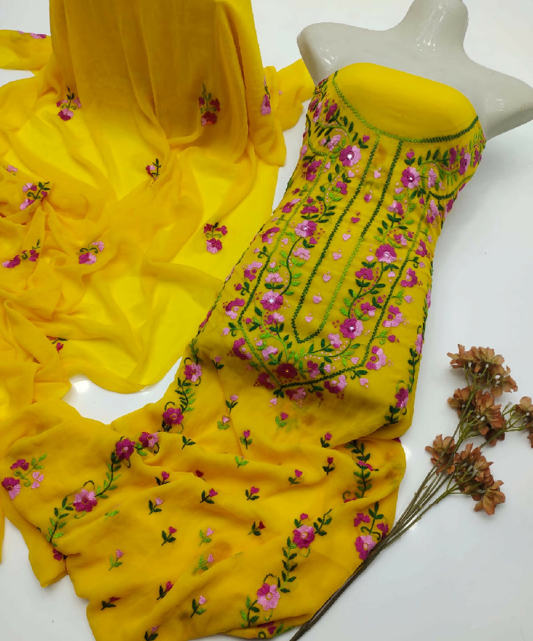 Hand embroidered dresses