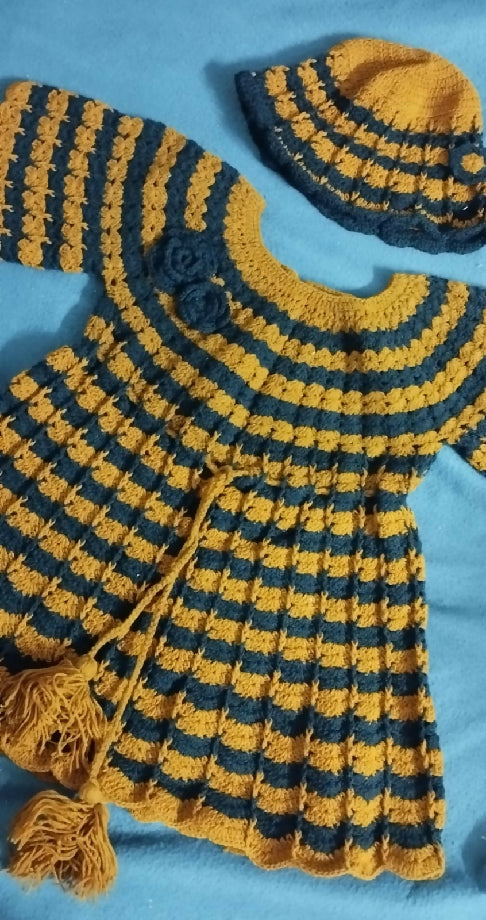 Baby Girl Crochet Frocks